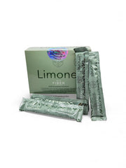 Limonel packaging with scoop ready for easy fiber supplementation