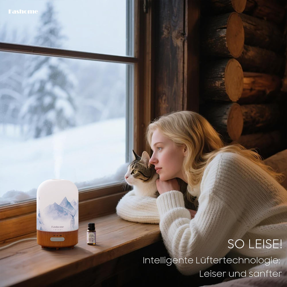 Fashome compact design fits desks and nightstands easily.