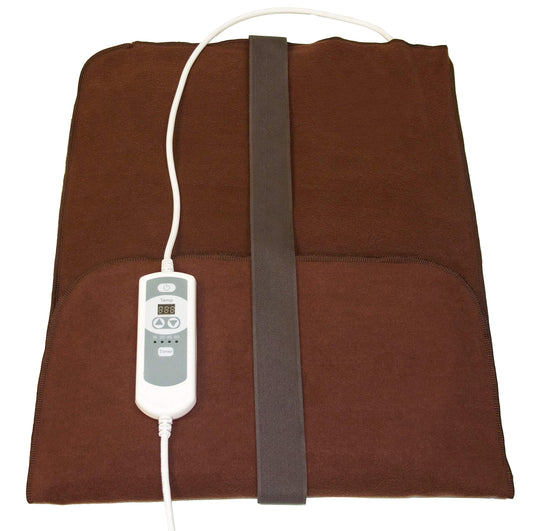 FCL Natural Relief extra-large pad front view showing full-coverage design for warmth.