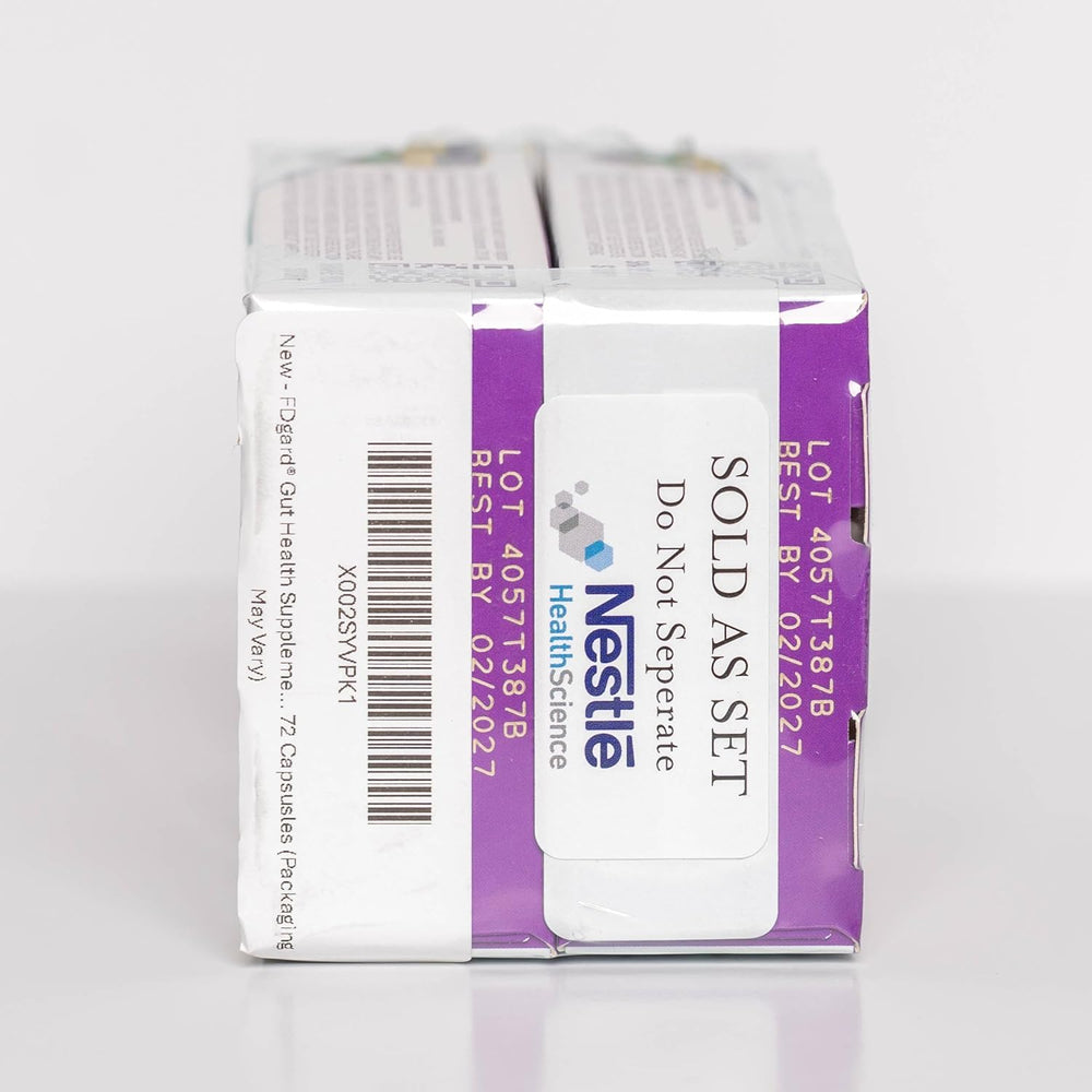FDgard capsules close-up for easy, daily digestive support.