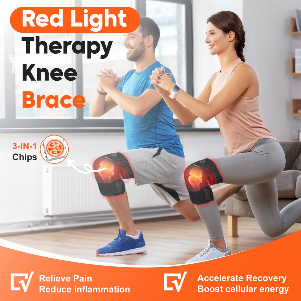 Feangli knee therapy belt cordless design enables movement-friendly relief.
