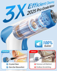 Featjoy Ear Wax Removal Kit water temp display for safe cleansing