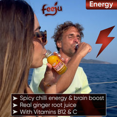 Feeju Mango Nectar Blend bottle cap closeup shows tamper-evident seal and freshness