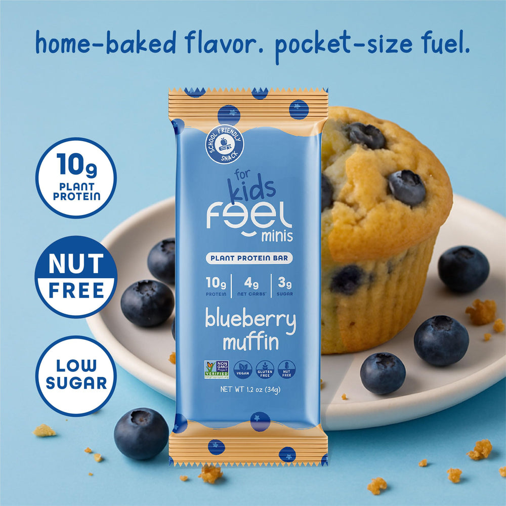 FEEL Feel Bar Minis gluten-free dairy-free option, allergy-friendly snack.