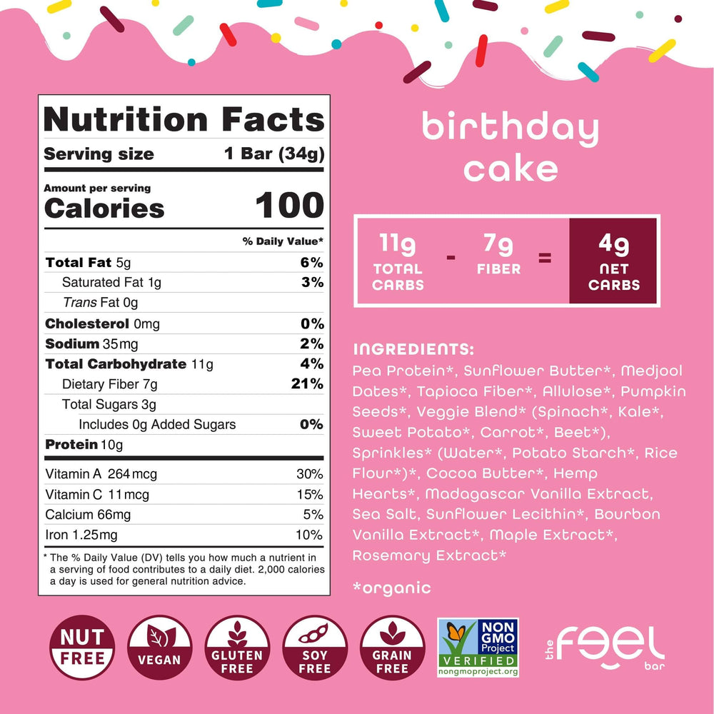 FEEL Feel Bar Minis with 10 g plant protein for growing kids