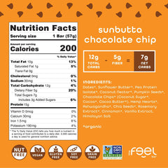 FEEL bar on kitchen counter, dairy-free and non-GMO.