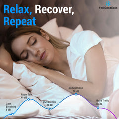 FeelGoodEase quiet pump keeps therapy discreet at home.