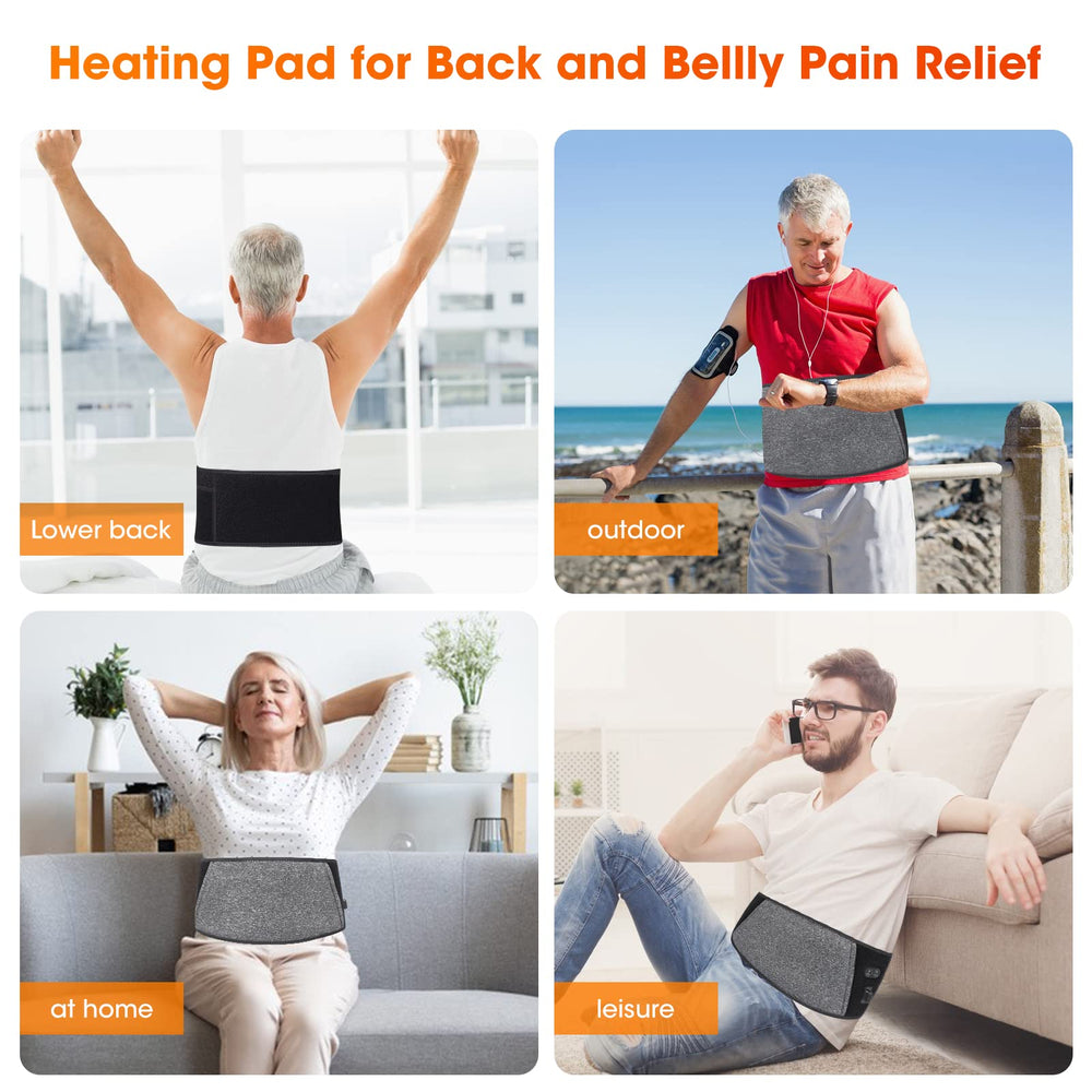 FEETMOR Heated Waist Belt travel-ready with on-the-go warmth.