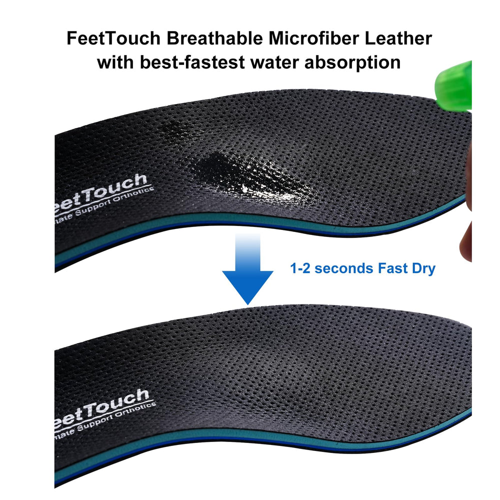 FEETTOUCH high-rebound EVA core delivers immediate foot relief