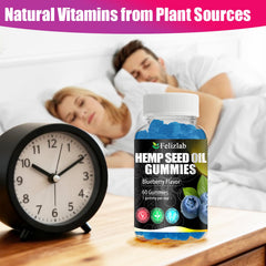 Felizlab hemp gummies blue berry flavor packaging for fresh taste