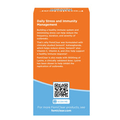 FemiClear HerpPro outer packaging communicates suitability for ages fourteen and up.