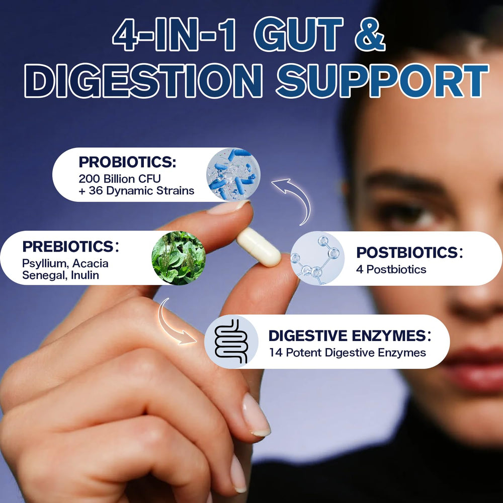 Femmetra postbiotics liquid illustration communicates immune-friendly gut support