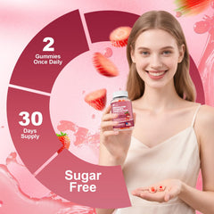 Nutrition panel image for Femmetra B-Complex gummies.