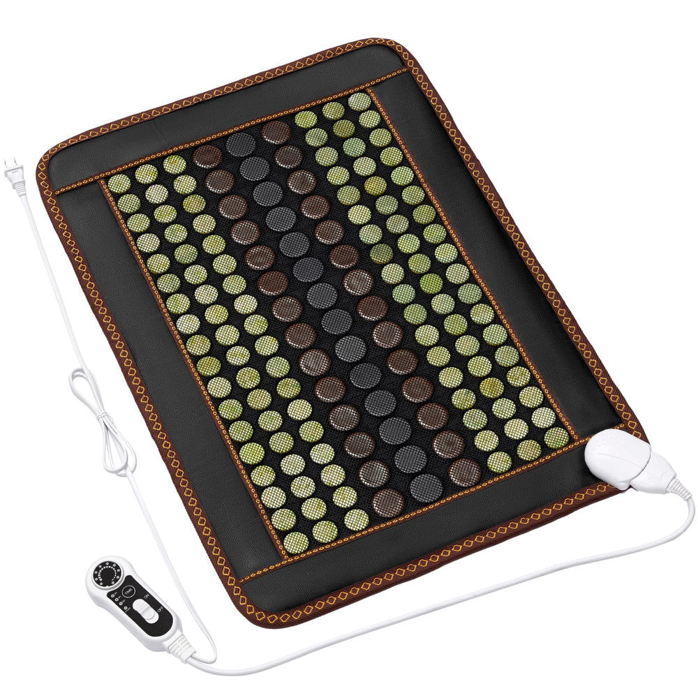 FENCHOLIST far infrared heating pad front view showing generous layout for versatile use
