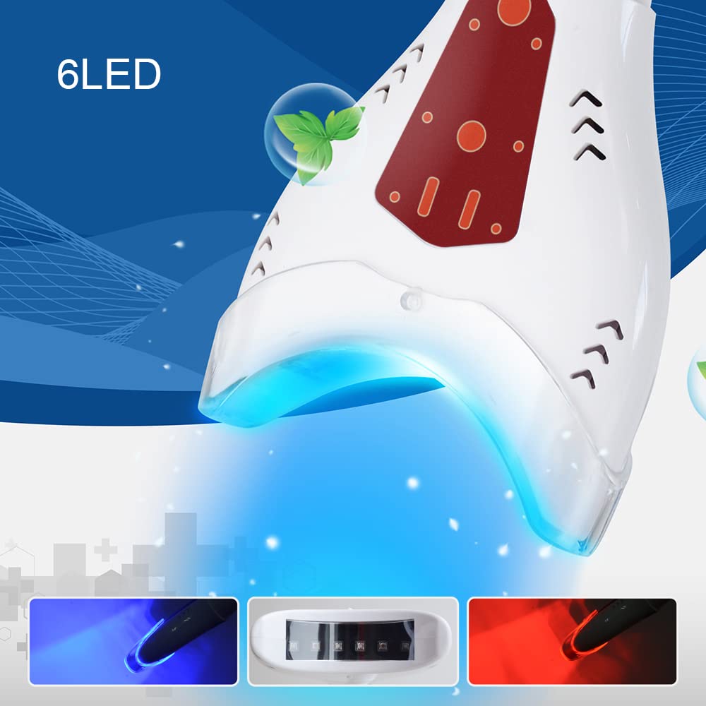 Fencia teeth whitening lamp red remote control enables hands-free operation