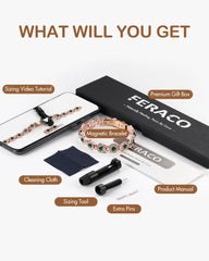 Feraco bracelet shines for evening looks and special occasions.