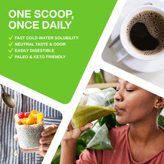 Stir Fernes collagen into coffee or smoothie for a smooth texture