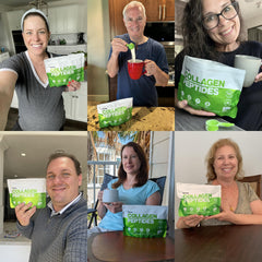 Keto and paleo friendly Fernes collagen blends with meals