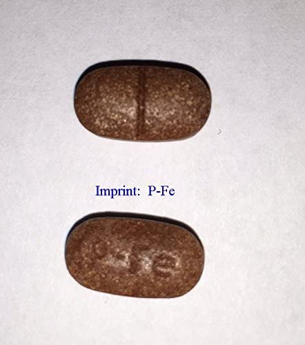 Ferretts Iron Tablets label back noting daily intake directions.