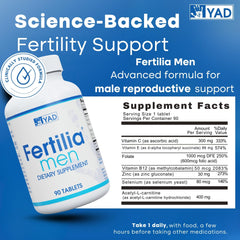 Fertilia YAD daily dose capsules pictured for easy routine