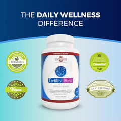 Fertility Blend Daily Wellness packaging with 60 capsules for men