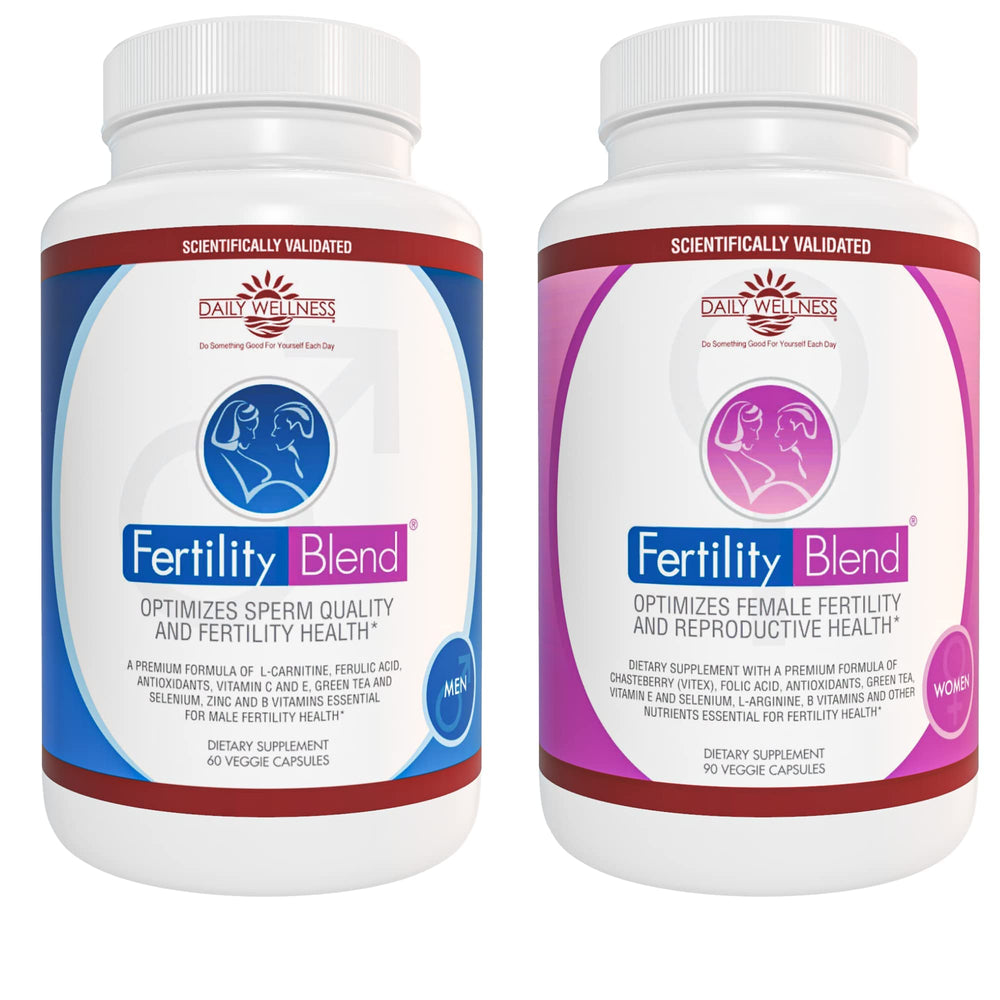 Fertility Blend Women bottle front illustrating natural fertility support