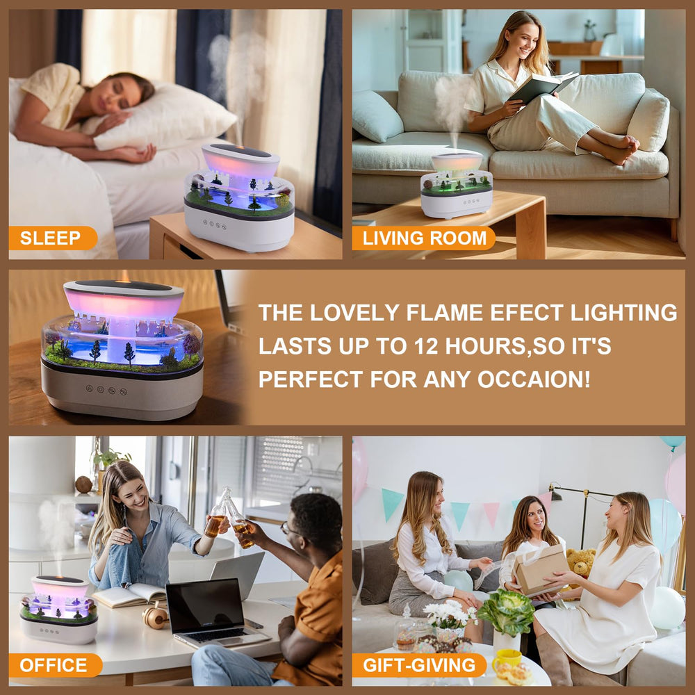 FHNUVB Aromatherapy diffuser enables gentle essential oil diffusion.