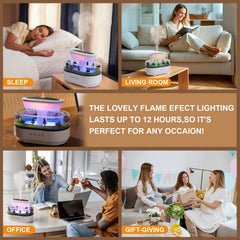 FHNUVB Aromatherapy diffuser enables gentle essential oil diffusion.