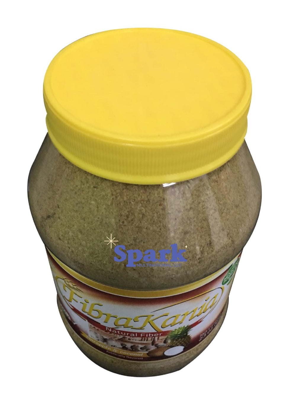 Fibra Kania Pineapple & Coconut scoop included for easy portion control.