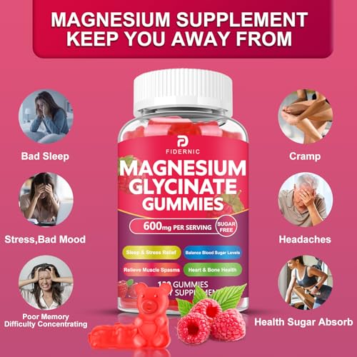 FIDERNIC magnesium glycinate gummies family use illustrates kid-friendly wellness.