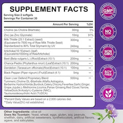 FIDERNIC softgels close-up showing easy-to-swallow capsules.