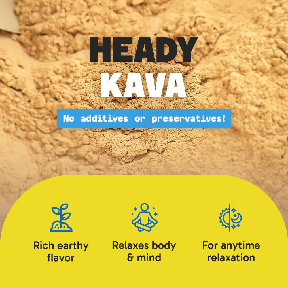 Label notes highlight 6-7% kavalactones for balanced effects