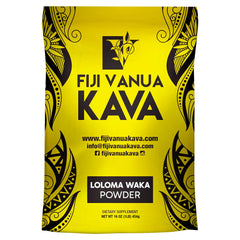 Fiji Vanua Kava Loloma Waka powder bottle ready for a smooth, balanced kava experience.