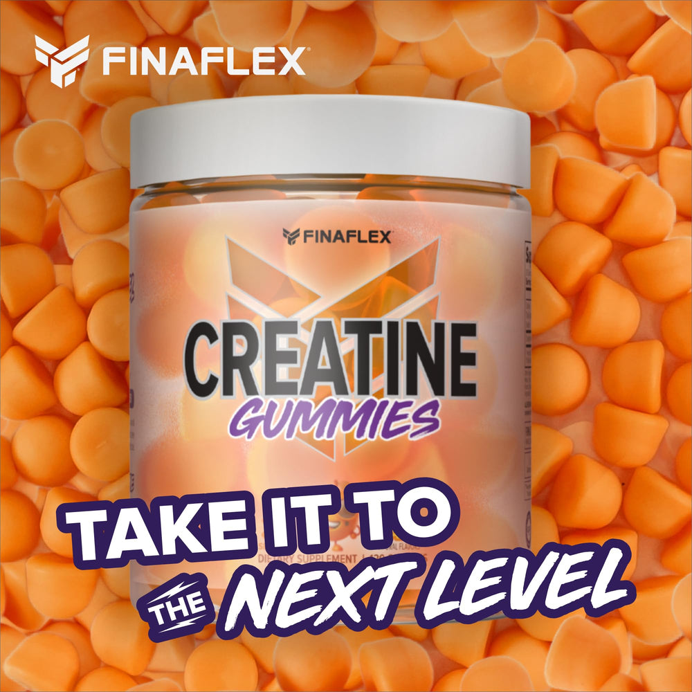 FINAFLEX Creatine Gummies ingredients panel showcases pure formula