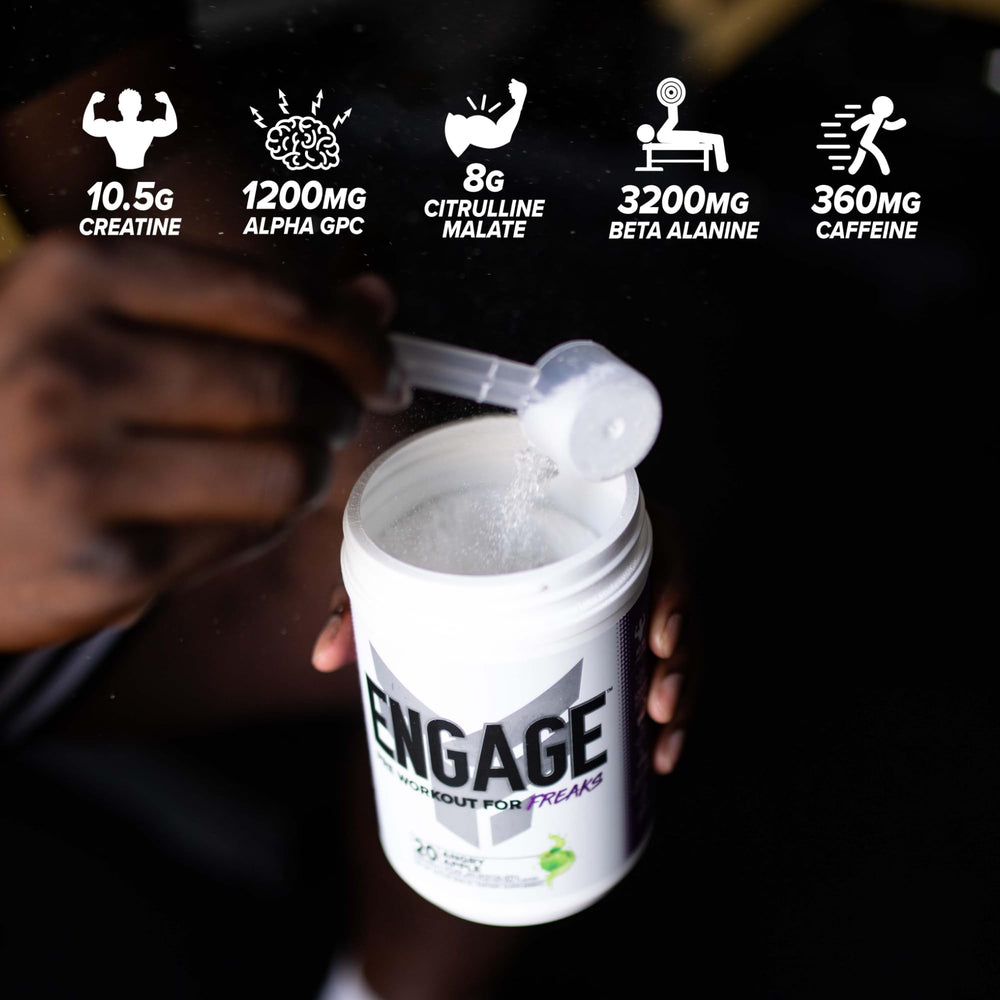 FINAFLEX Engage endurance image suggests longer workouts and improved stamina.