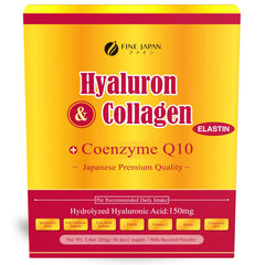 FINE JAPAN Hyaluronic acid CoQ10 elastin blend close up showing hydration potential.