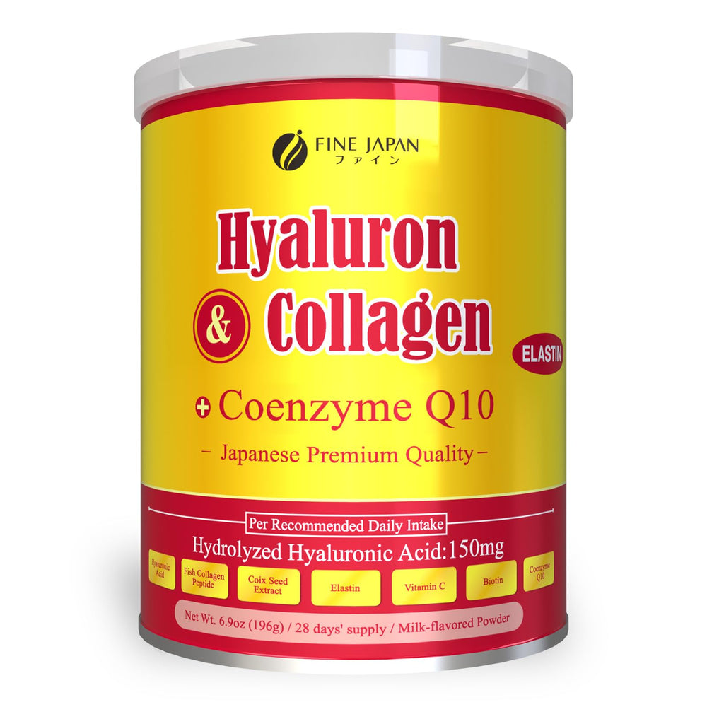 Fine Japan Premium Marine Collagen Powder bottle on the counter for your daily wellness ritual.