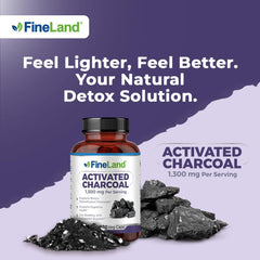 FineLand capsules closeup showing vegan formula and digestion support