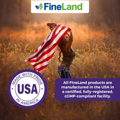 Four-month supply represented by the FineLand bottle