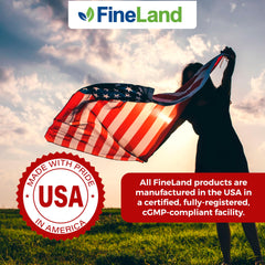 Store display of FineLand Prosopis Cineraria 40:1 extract on shelf