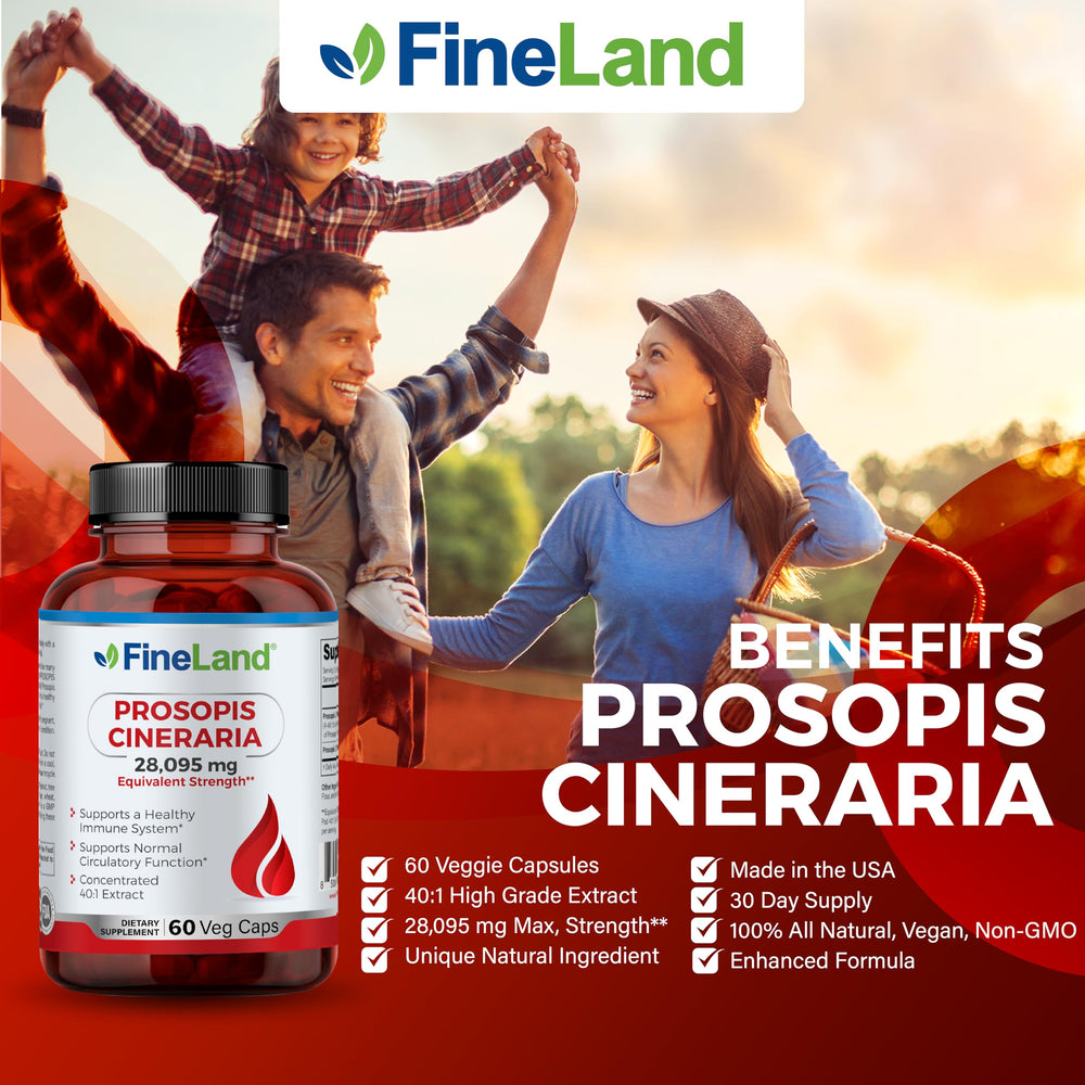 FineLand vegan supplement bottle emphasizing vegan, gluten-free, dairy-free attributes