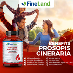 FineLand vegan supplement bottle emphasizing vegan, gluten-free, dairy-free attributes