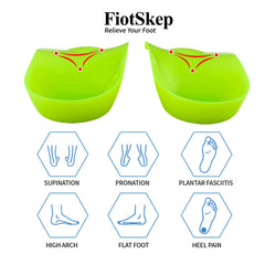 FiotSkep metatarsal pad cushions the ball of the foot for comfort.