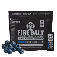 Fire Science Fire Salt hydration stick blue raspberry for on-the-go hydration during workouts