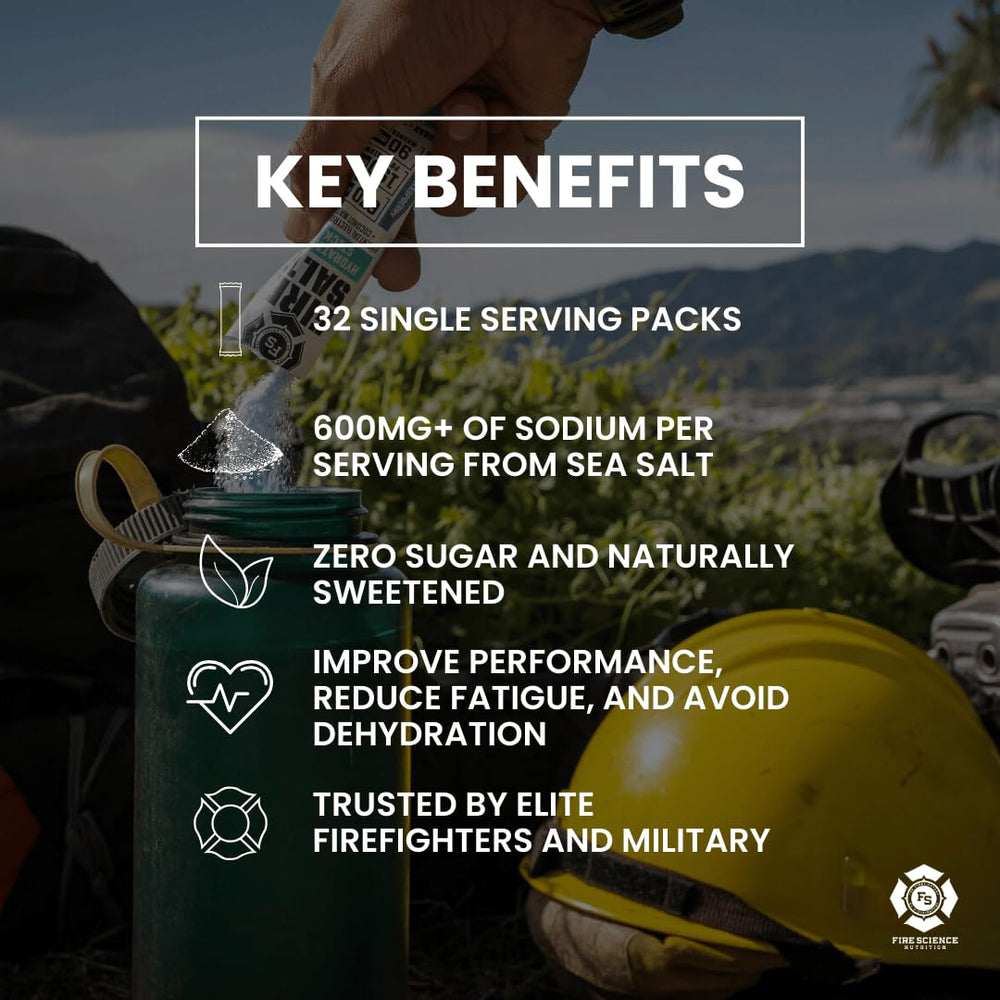 Fire Salt hydration stick sea salt electrolytes support steady hydration during activity