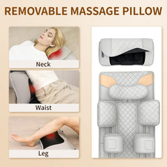 FIRRLUCO eight-airbag zones customize pressure for a tailored massage