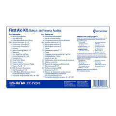 Unit boxes of the First Aid Only kit for easy restocking