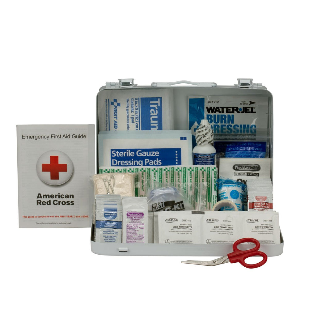 First Aid Only 90560 easy-access latches for quick emergency access