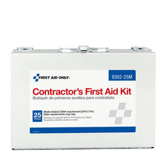 First Aid Only 9302-25M contractor kit case offers durable storage for job sites
