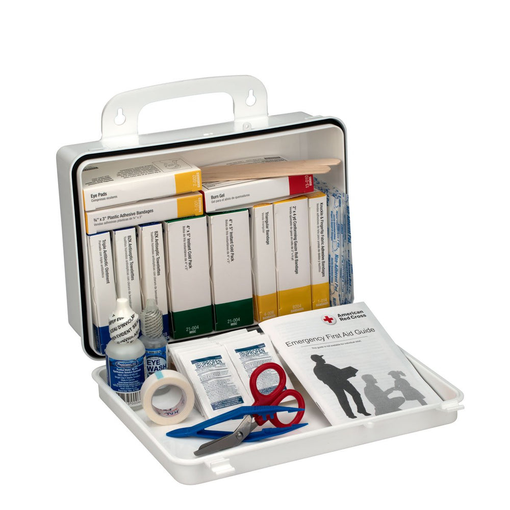 First Aid Only welder kit portable case for easy transport to the work area.
